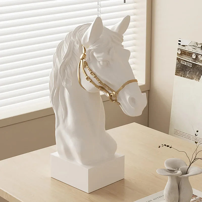 Elegant Regal Horse Sculpture for Home Decor and Art Lovers NaLani