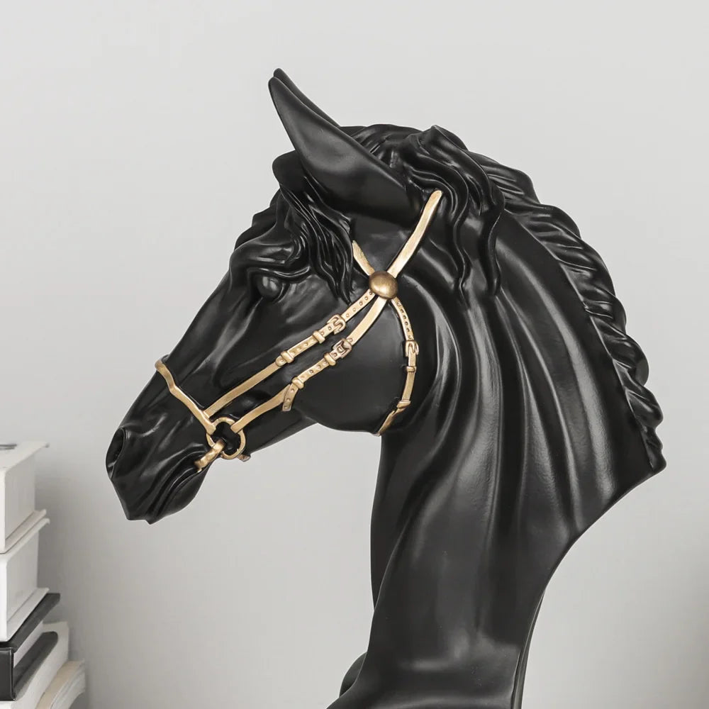 Elegant Regal Horse Sculpture for Home Decor and Art Lovers NaLani