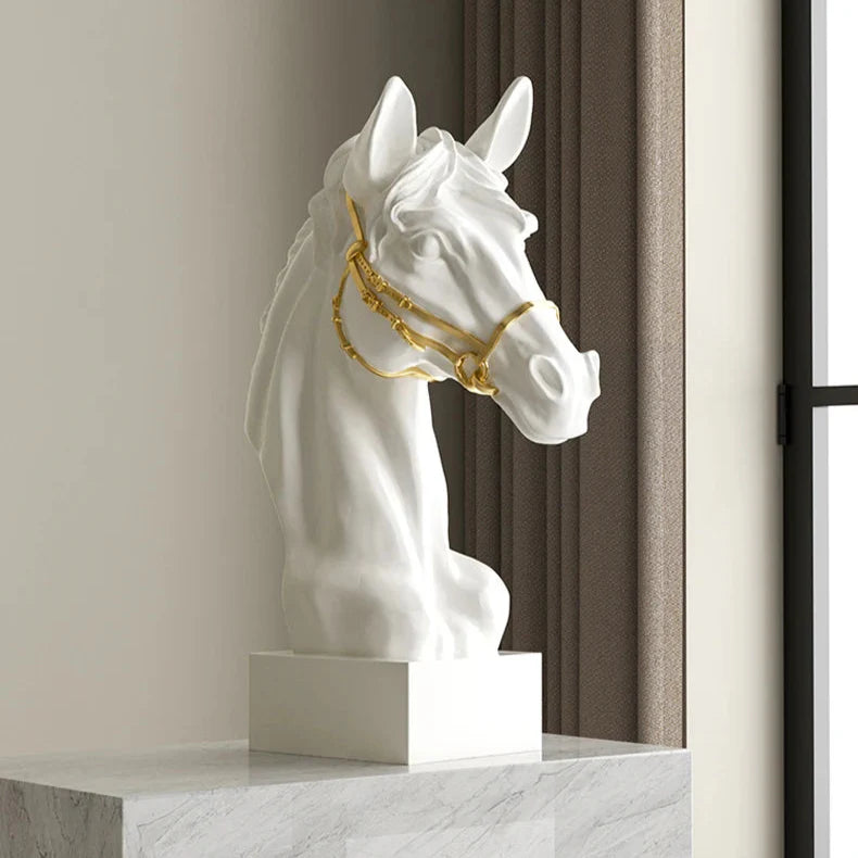 Elegant Regal Horse Sculpture for Home Decor and Art Lovers NaLani