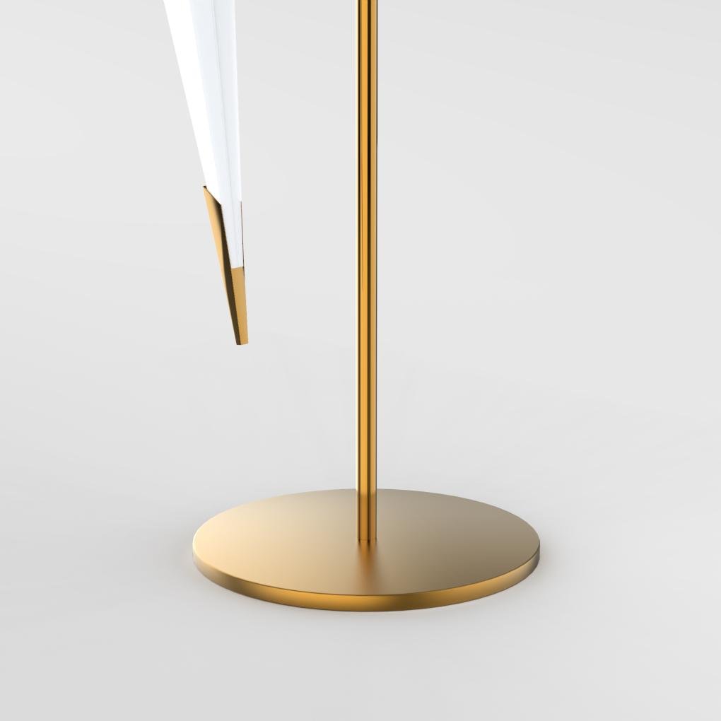 Golden Table Lamp with Origami Crane Design for Elegant Interiors NALANI