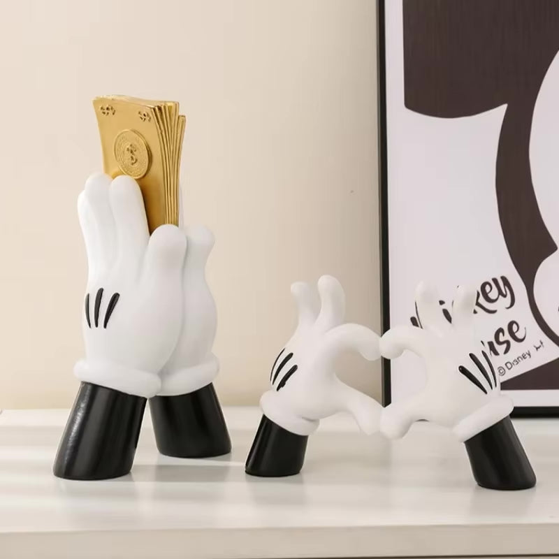 Cartoon Hand Gesture Decorative Art Piece for Unique Home Decor NaLani