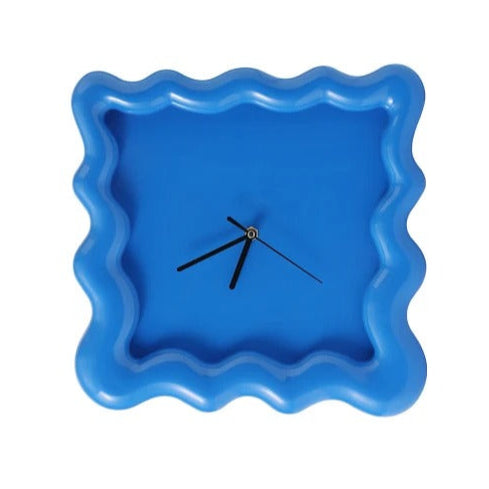 Elegant Minimalist Wall Clock for Home Decor 30cm ABS Plastic Blue NaLani
