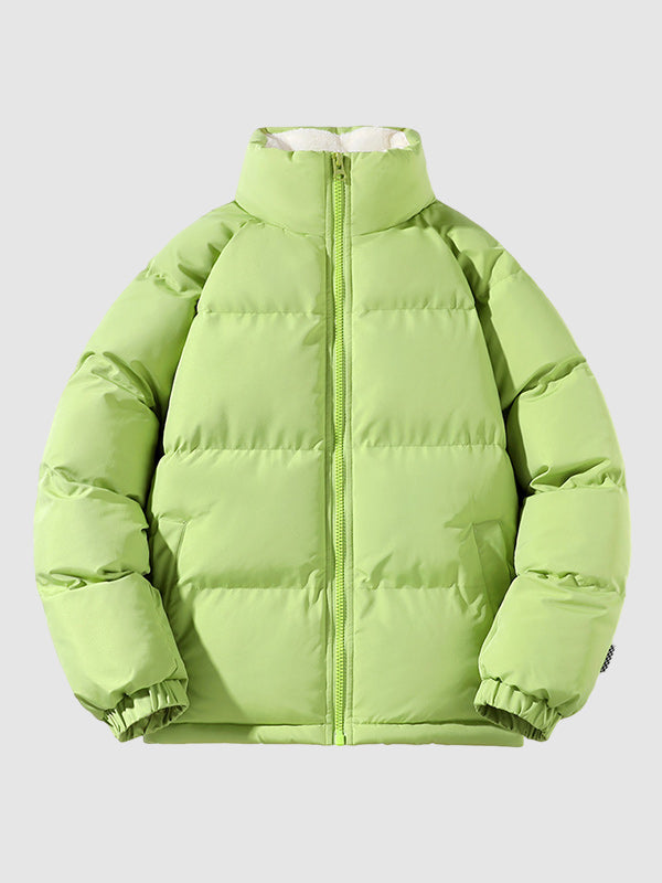 Mens Thick Puffer Jacket With Fleece Lining For Winter-Zomer Jassen-NaLani