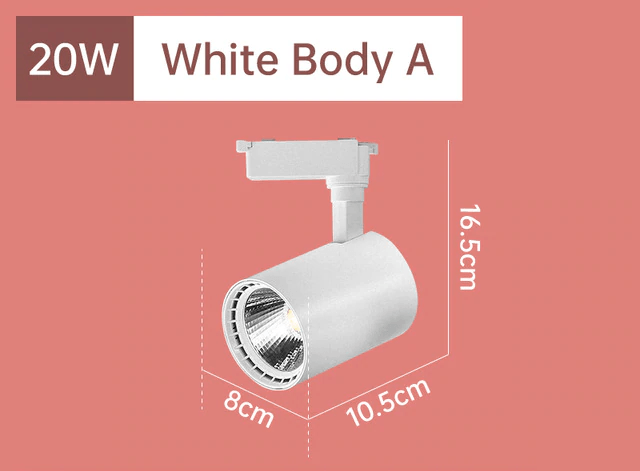 Arvesso | Surface Mounted Customizable LED Spotlights for Any Space Medium A Type White NALANI