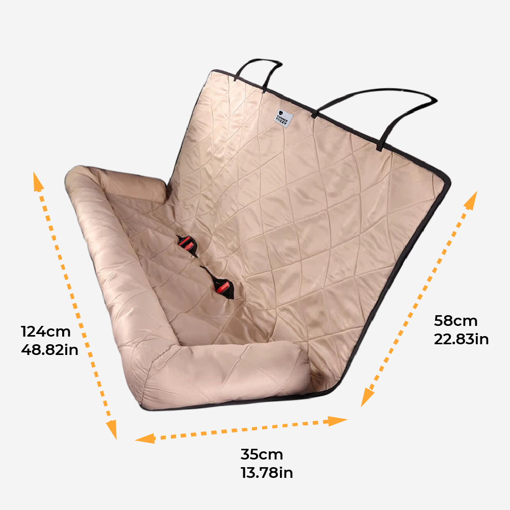 Dog Car Bed With Seat Protector For Travel Comfort NALANI