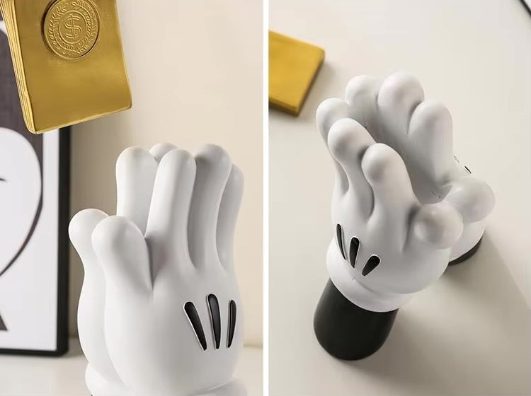 Cartoon Hand Gesture Decorative Art Piece for Unique Home Decor NaLani