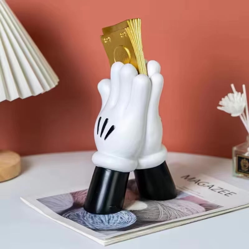 Cartoon Hand Gesture Decorative Art Piece for Unique Home Decor NaLani