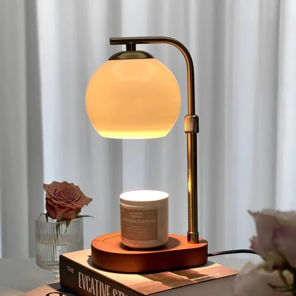 Candle Warmer Table Lamp For Cozy Ambient Glow And Mood NALANI