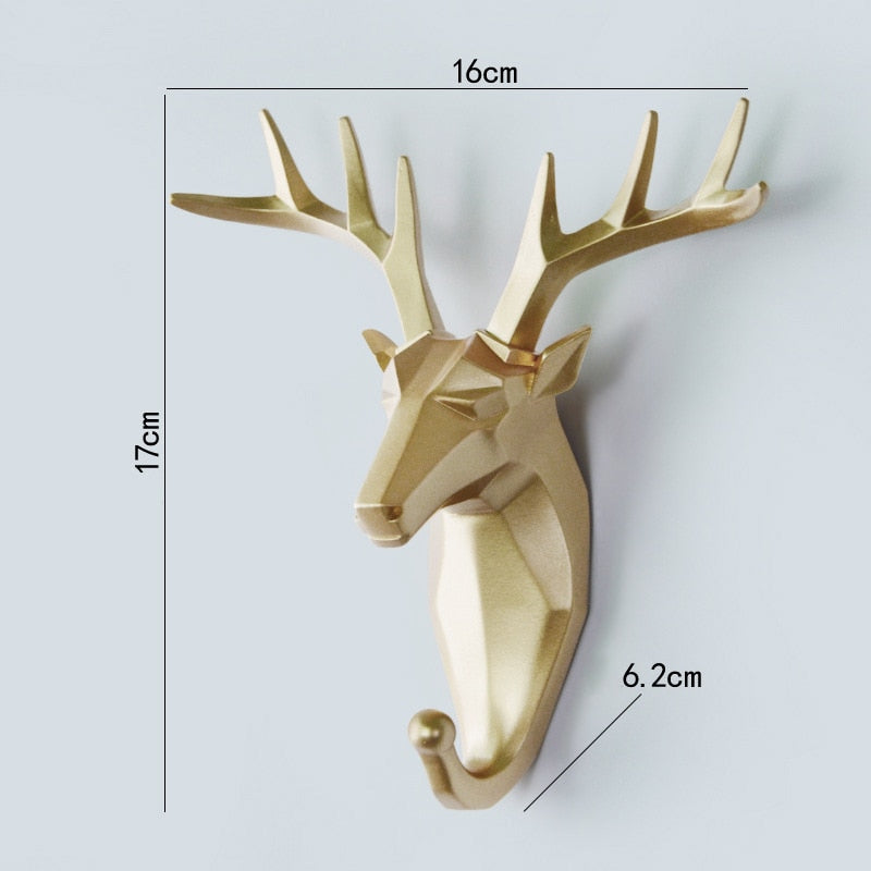 Geometric Wildlife Wall Hook for Unique Home Decor and Gifts NaLani
