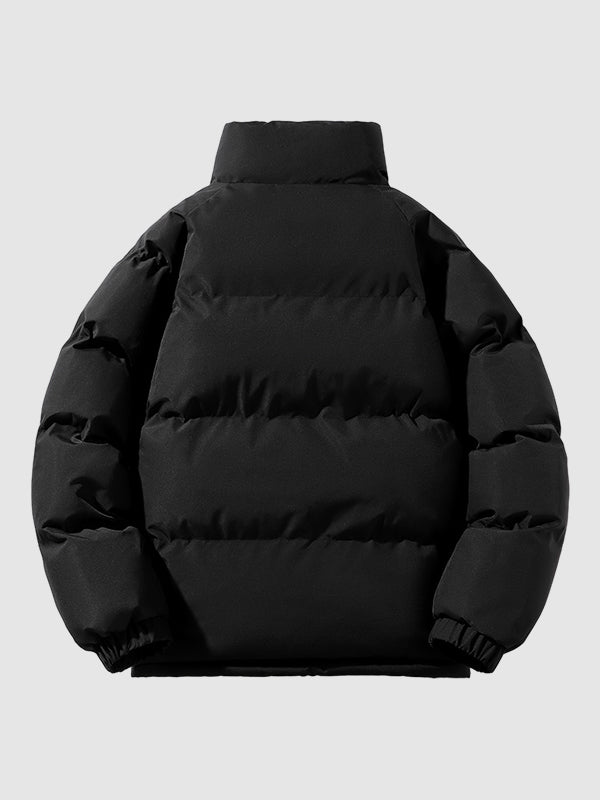 Mens Thick Puffer Jacket With Fleece Lining For Winter-Zomer Jassen-NaLani