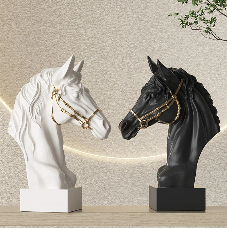 Elegant Regal Horse Sculpture for Home Decor and Art Lovers NaLani