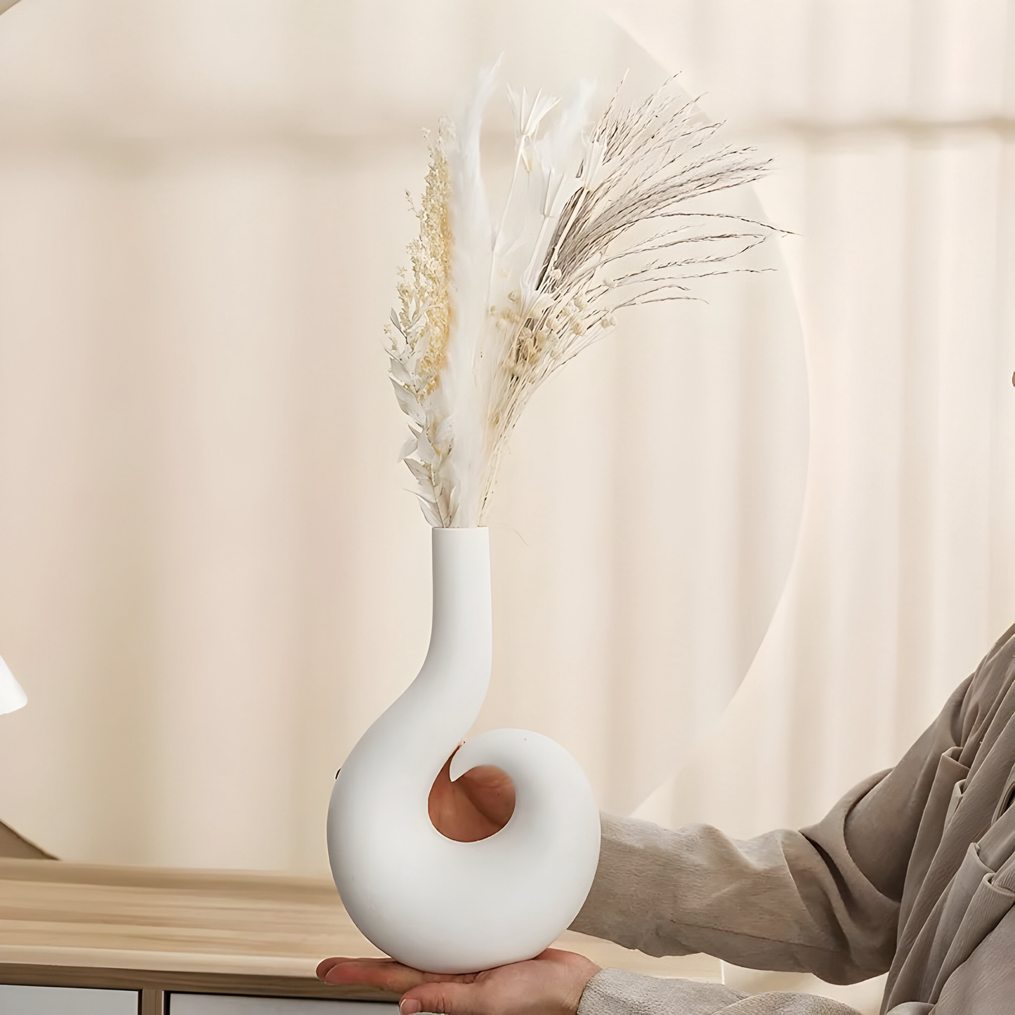 Comodo Spiral Vase Minimalism Style NALANI