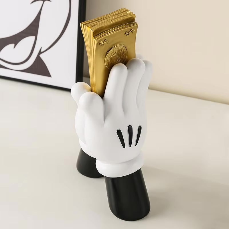 Cartoon Hand Gesture Decorative Art Piece for Unique Home Decor NaLani