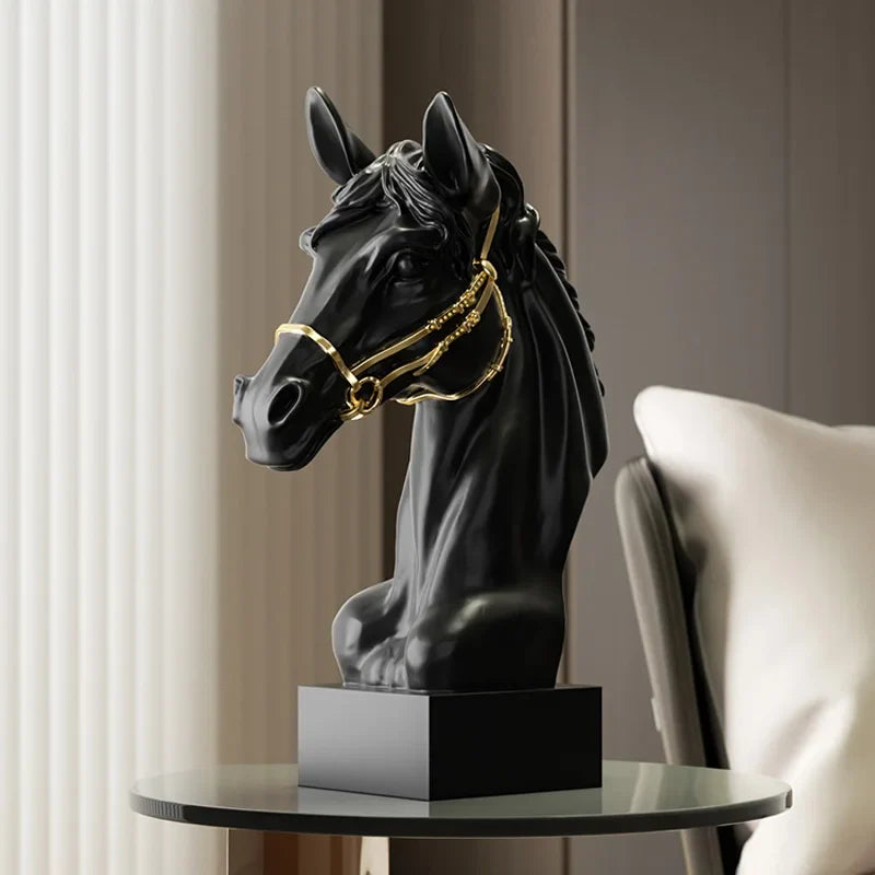 Elegant Regal Horse Sculpture for Home Decor and Art Lovers NaLani