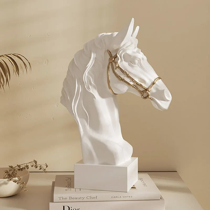 Elegant Regal Horse Sculpture for Home Decor and Art Lovers NaLani