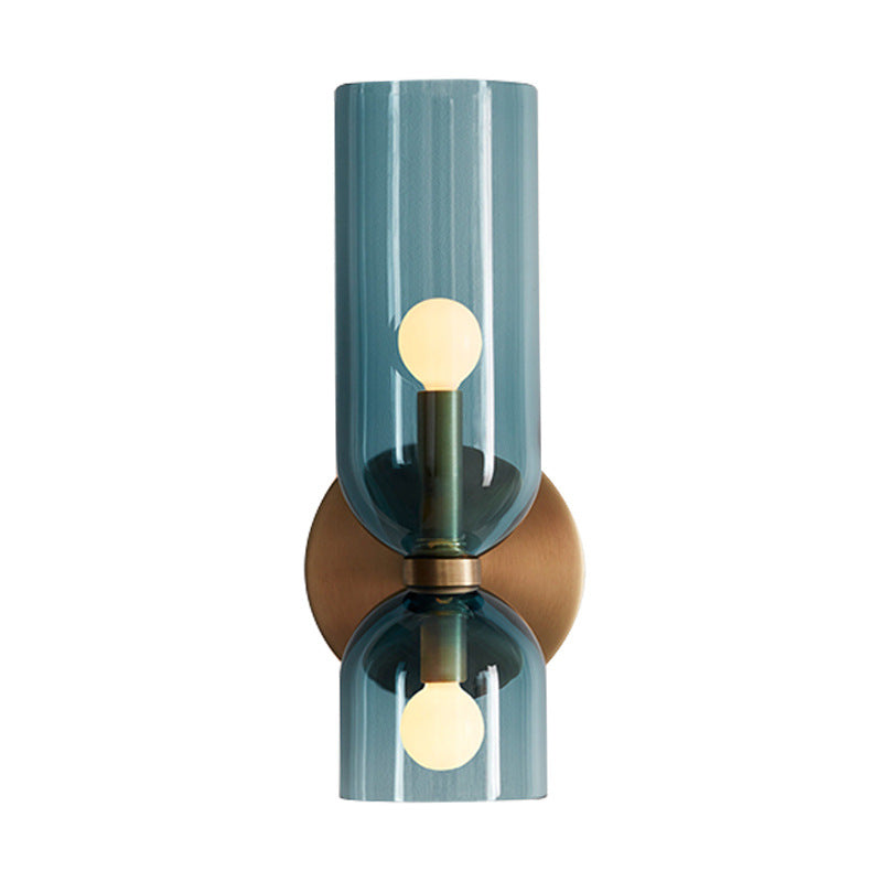 Double Head Glass Wall Lamp LED Sconces for Bedroom Decor NALANI