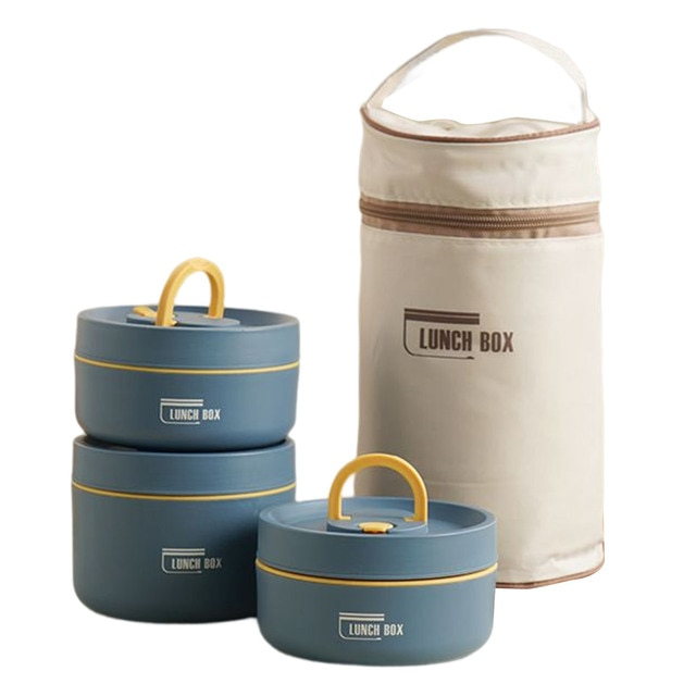 Multi Layer Insulated Lunch Box With Free Carry Bag NALANI