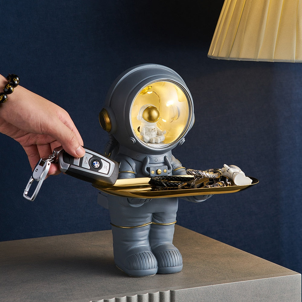Unique Astronaut Storage Tray for Home Decor and Gift Idea NaLani