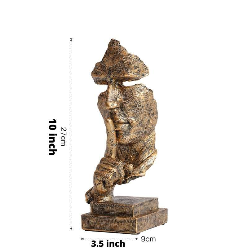 ArtCreativ | Face Statue - Abstract Resin Sculpture for Home Decor NALANI