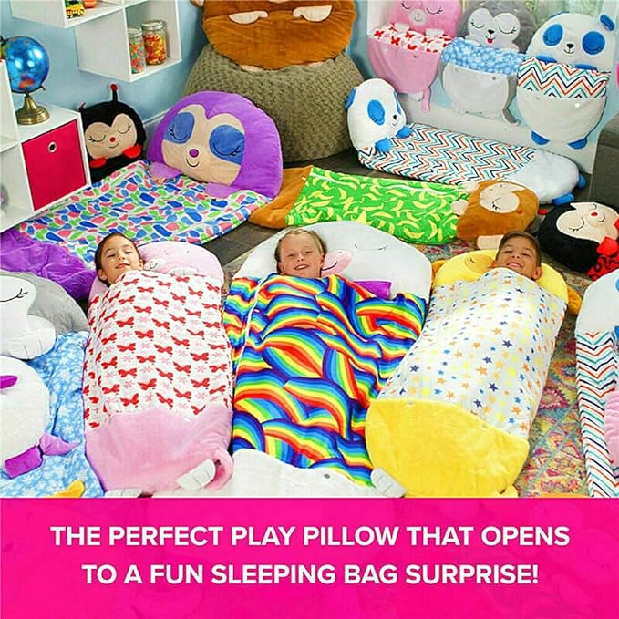 Magical Kids Plush Sleeping Bag With Pillow All In One NALANI