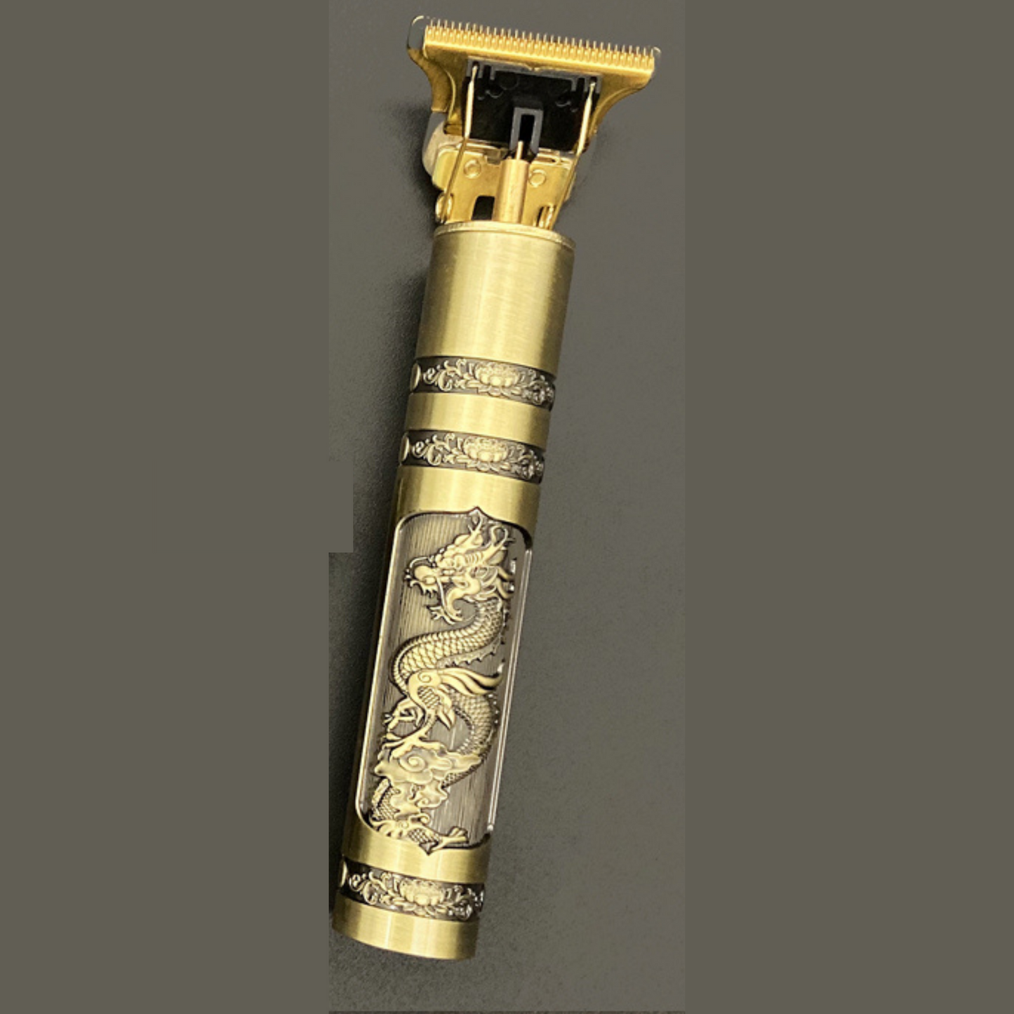 Rechargeable Vintage Barber Trimmer With Attachments Dragon Goud NALANI