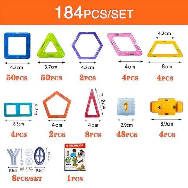 Magnetic Building Blocks for Kids Educational STEM Toy NALANI