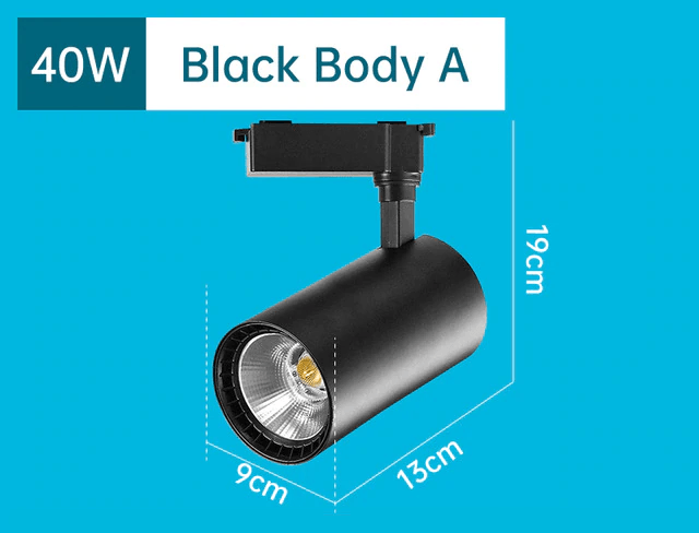 Arvesso | Surface Mounted Customizable LED Spotlights for Any Space Extra Large A Type Black NALANI