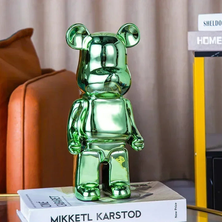 Aesthetic Bear Figurine Ceramic Statue for Luxury Living Room Decor Chromix NaLani
