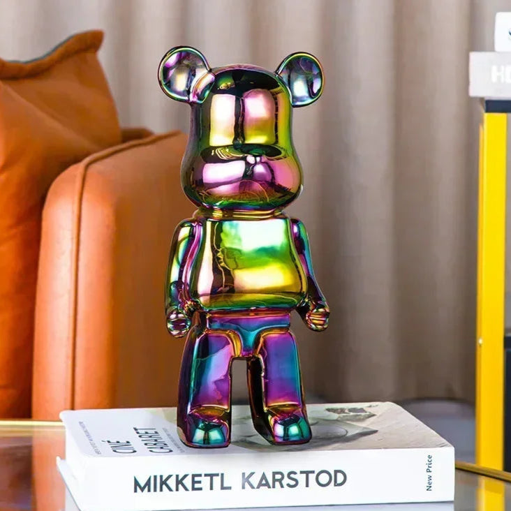 Aesthetic Bear Figurine Ceramic Statue for Luxury Living Room Decor Swirloo NaLani