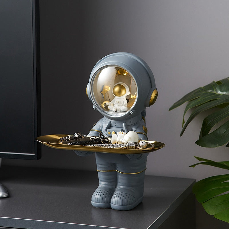 Unique Astronaut Storage Tray for Home Decor and Gift Idea NaLani