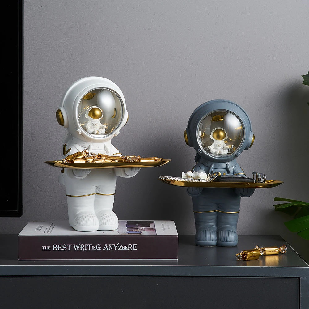 Unique Astronaut Storage Tray for Home Decor and Gift Idea NaLani