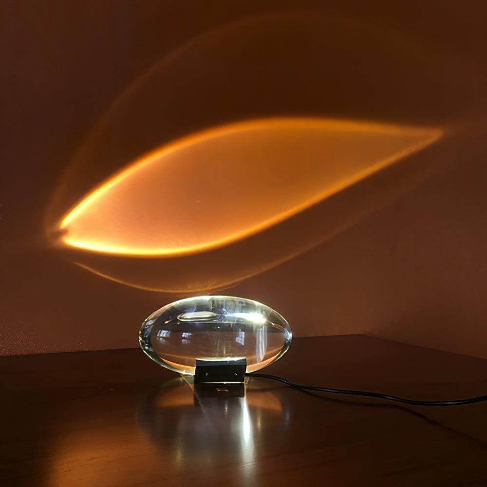 Elegant Atman Tablelamp for Modern Stylish Interior Lighting Red sunset light Ø 16 cm x Length 8 cm NALANI