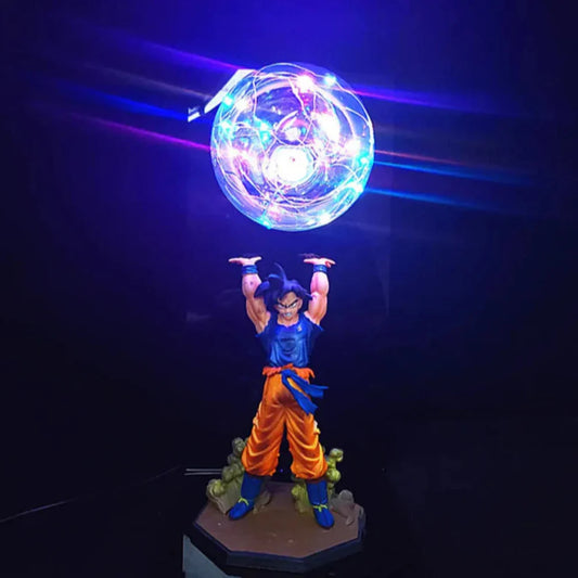 Lucento - Saiyan Power LED Lamp With Goku Figure Night Light Colourful NALANI