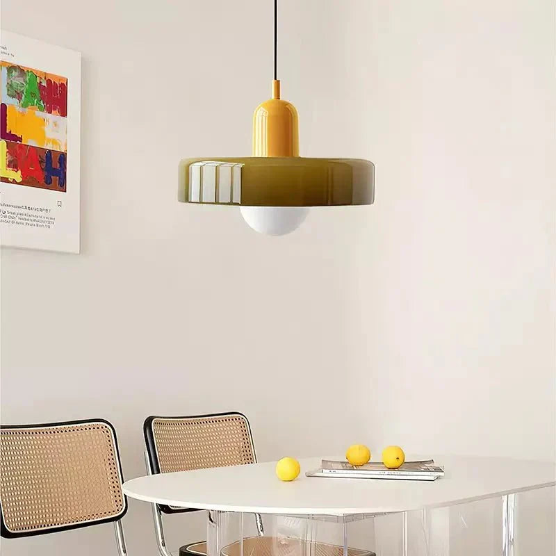Modern Colored Glass Pendant Light for Stylish Interiors NaLani