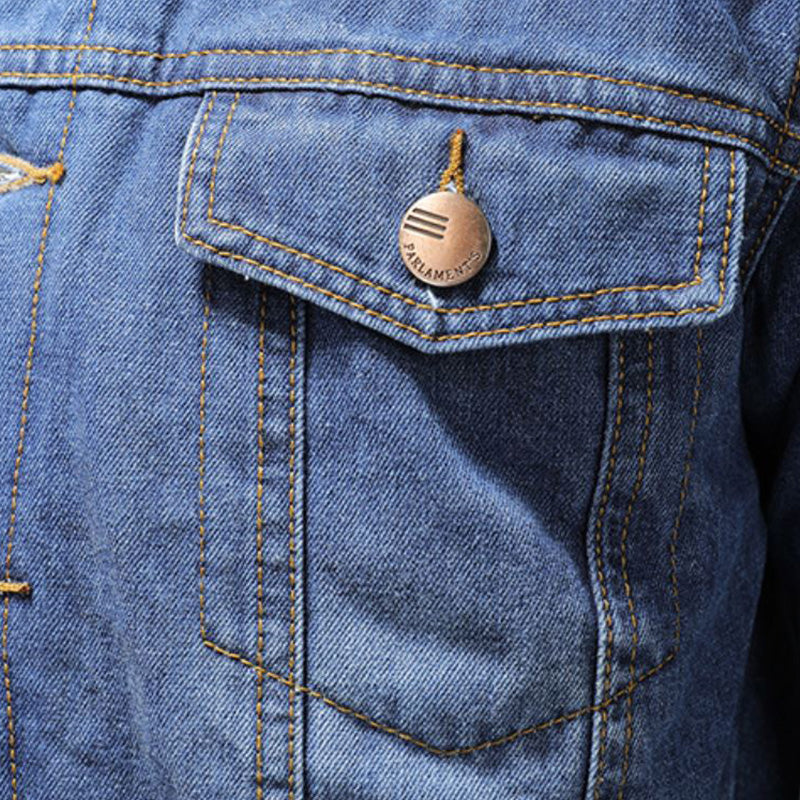 Cozy Winter Fleece Denim Jacket For Warmth And Style-Zomer Jassen-NaLani