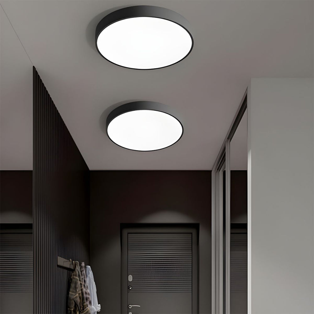 Circular Flush Mount LED Ceiling Lights Grey NALANI