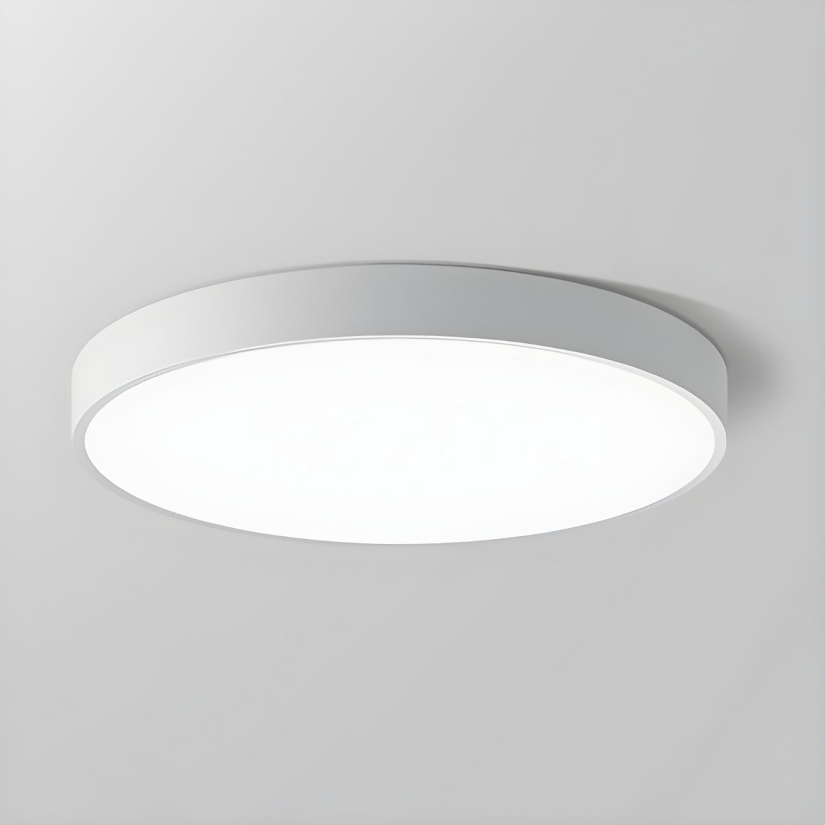 Circular Flush Mount LED Ceiling Lights White NALANI