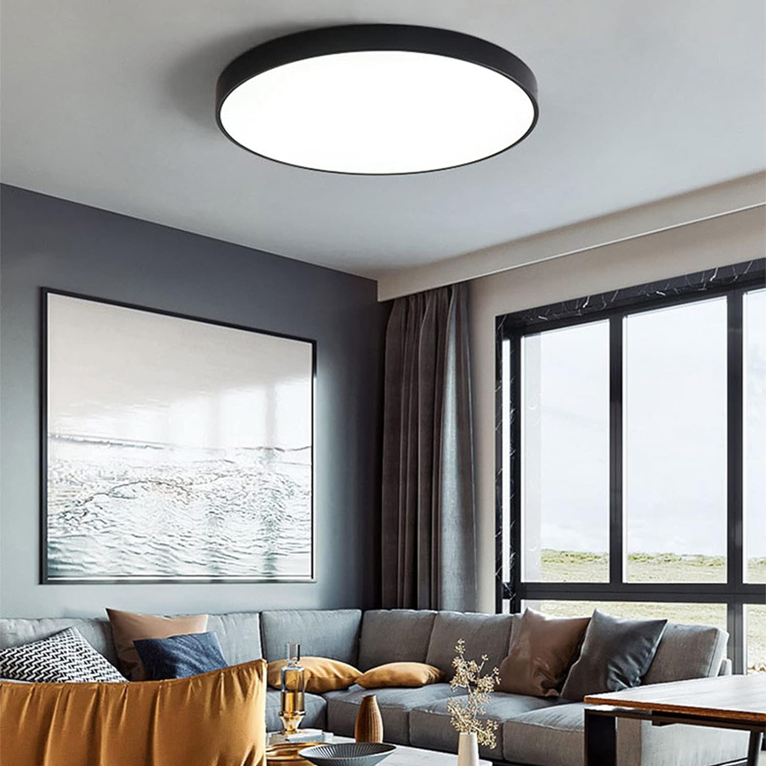 Circular Flush Mount LED Ceiling Lights NALANI