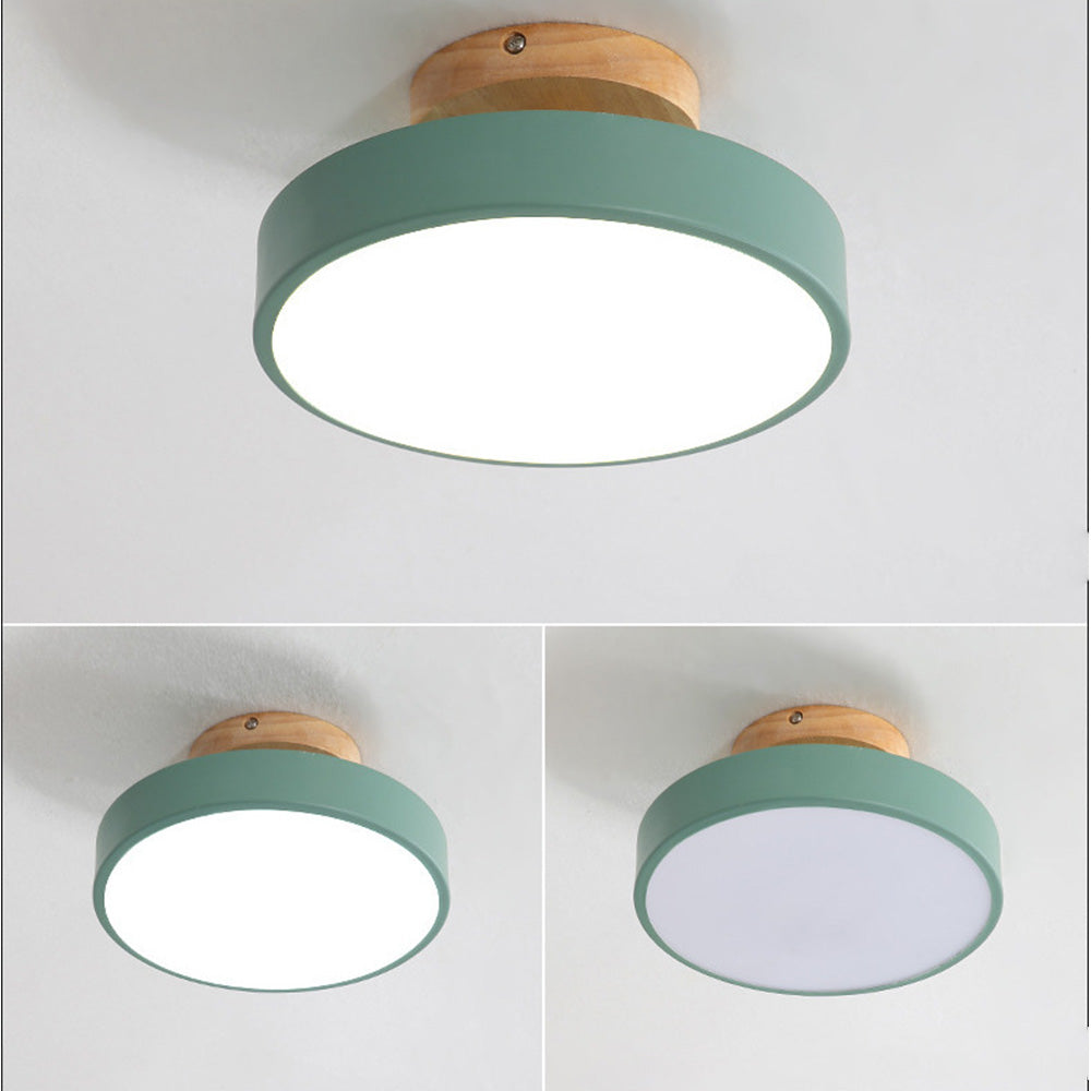 Colorful Semi-flush LED Ceiling Lights for Modern Spaces NALANI