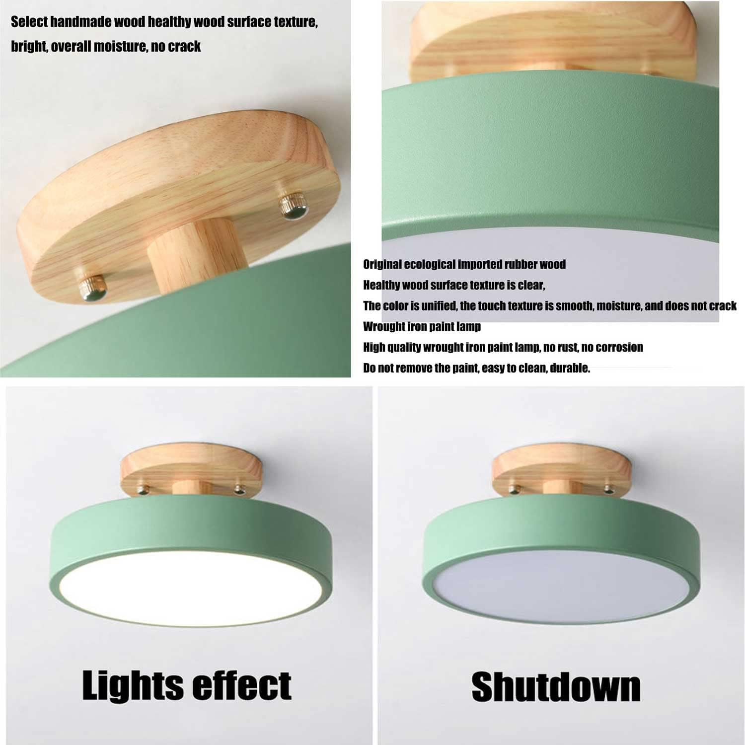 Colorful Semi-flush LED Ceiling Lights for Modern Spaces NALANI