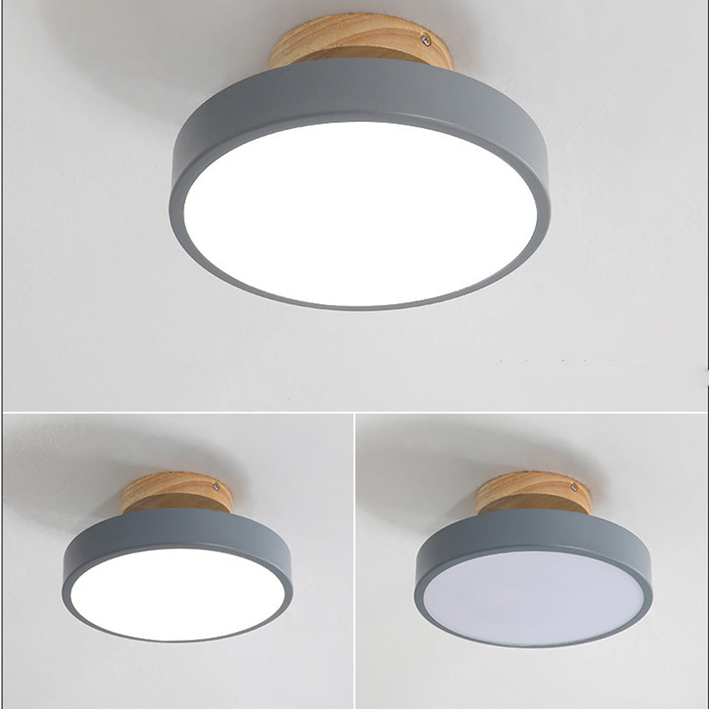 Colorful Semi-flush LED Ceiling Lights for Modern Spaces NALANI