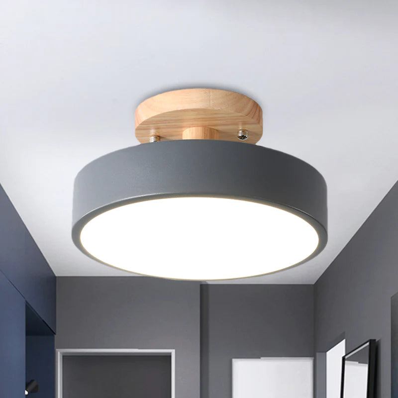 Colorful Semi-flush LED Ceiling Lights for Modern Spaces NALANI
