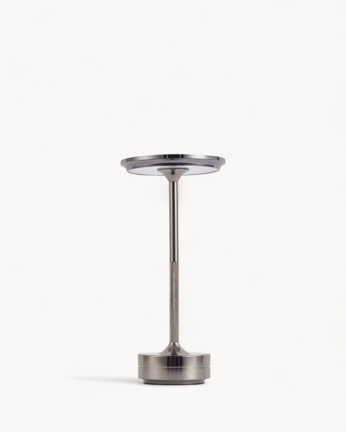 Cordless NordicLight table lamp | Dimmable and USB rechargeable Silver NALANI