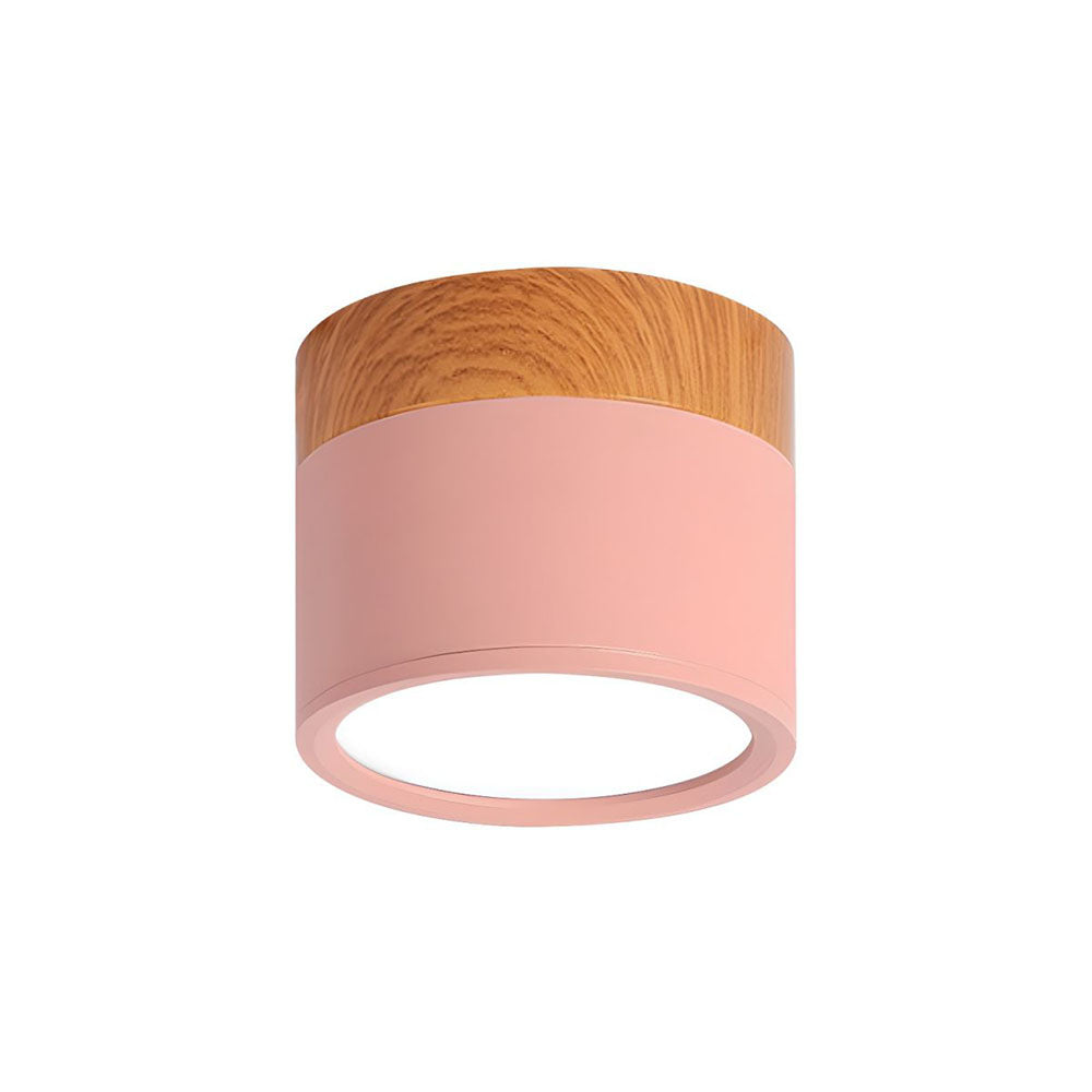 Cylinder Small Flush Ceiling Lights for Modern Home Decor NALANI