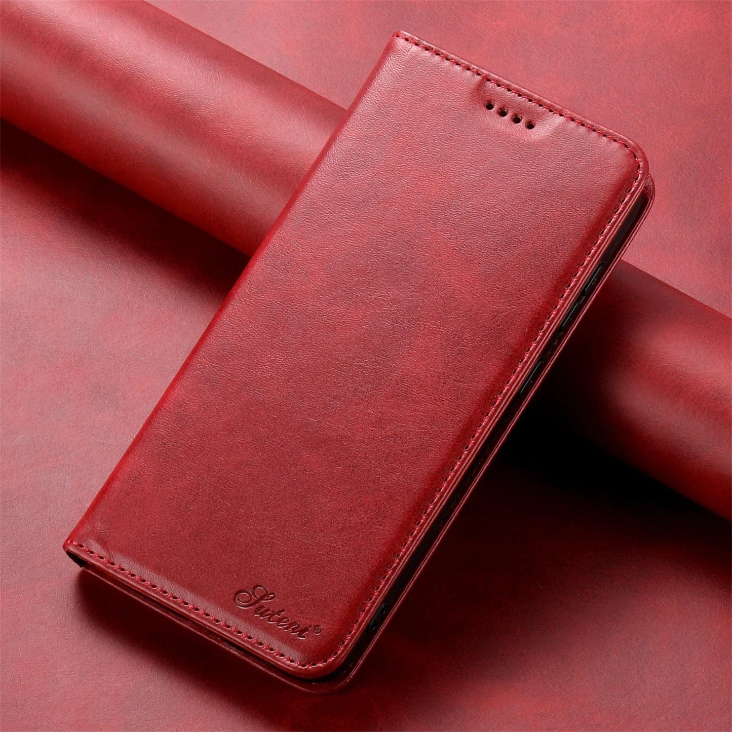 Premium Leather Wallet Case With Magnetic Card Holder NALANI