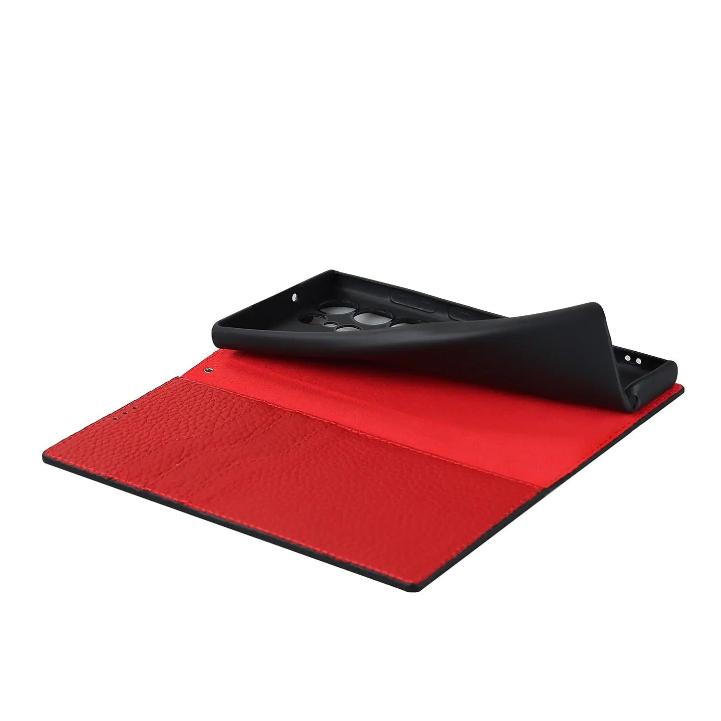 Premium Leather Wallet Case With Kickstand For S23 Ultra NALANI