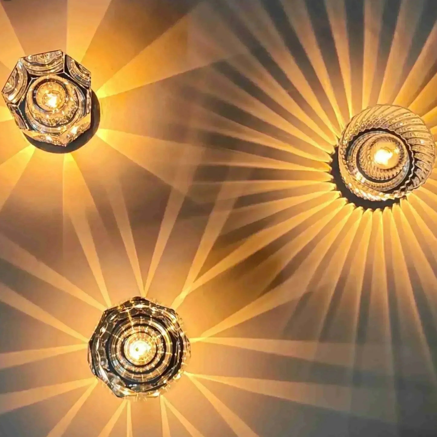Luxurious Rechargeable Diamond Crystal LED Tile Lamp NaLani