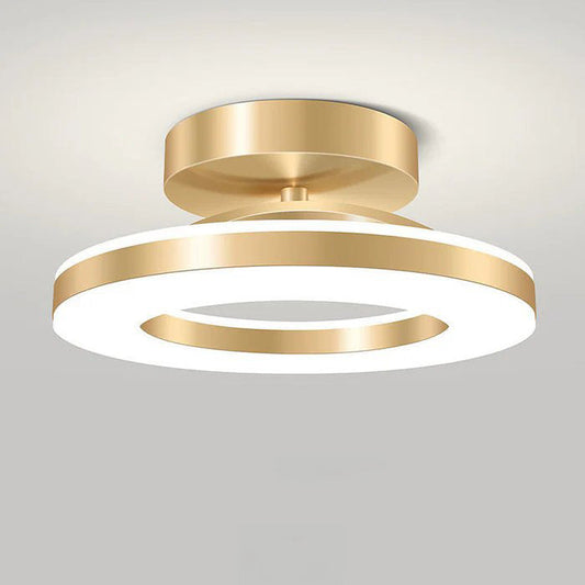 Modern Iron Hallway LED Ceiling Light for Elegant Ambiance NALANI