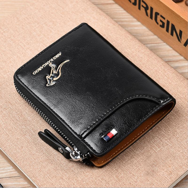 RFID Protected Leather Wallet With Anti Theft Feature NALANI