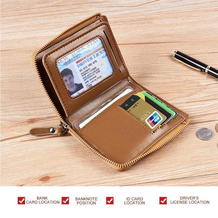 RFID Blocking Waterproof Leather Wallet Compact And Durable NALANI